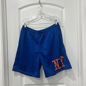Stussy Blue and Orange Athletic Shorts